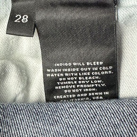 J Brand Jeans Womens 28 Blue Dark Vintage Wash Skinny Leg Stretch Denim Preppy - Picture 13 of 15